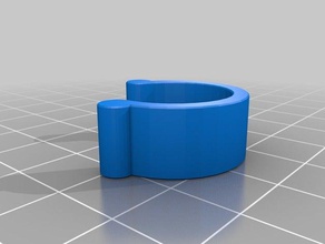 flip-over de gelo shanty grampo trilho 3d a impressora partes personalizado 3d print model - Mito3D