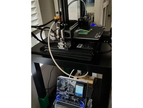 palette 2 macewen3d flexiplus extruder tube adapter printer parts mosaic palette2 quick release tubing connector 3d print model - Mito3D