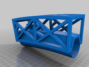 led puente curvo segmento circular decoración 3d print model - Mito3D