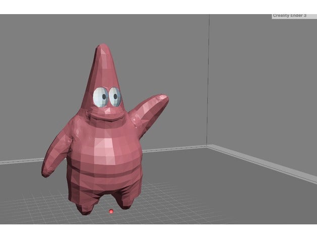 patrick spongebob creatures star squarepants 3D print model - Mito3D