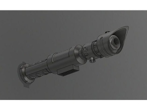 ven zallow spada laser hilt star wars old republic oggetti di scena swtor 3d print model - Mito3D