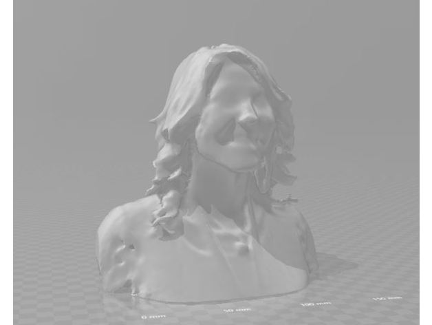 april wright Skulpturen 3D print model - Mito3D