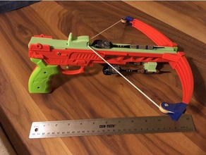 dart-o-matic dart launcher games bow crossbow fun gun nerf toy 3d print model - Mito3D
