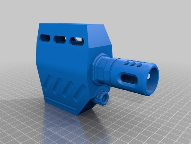 stryfe alternative fronts set 1 toys & games nerf blaster mod kit 3D print model - Mito3D