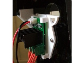 anet a8 küçük mosfet sahibi 3d yazıcı aksesuarlar mount 3d print model - Mito3D