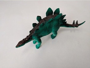 dinossauro stegosaurus animais Digitalização em 3d brinquedo 3d print model - Mito3D