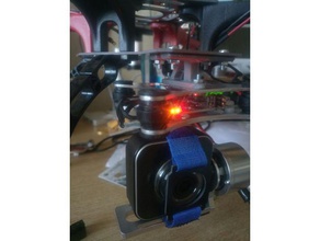 f450 2-axis gimbal mount hobby 3d print model - Mito3D