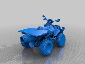 quadcrasher fortnite véhicule modèles des véhicules 3d print model - Mito3D