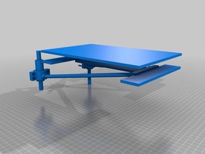 creality ender 5 cama apoya 3d de la impresora partes ender-5 ender5 3d print model - Mito3D