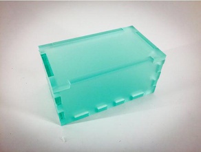 elegante dedo tampa da caixa recipientes presente de ferramentas 3d print model - Mito3D