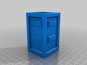 simple server figure electronics network 3d print model - Mito3D