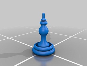 achy 4 3d printing chess pieces 3d print model - Mito3D