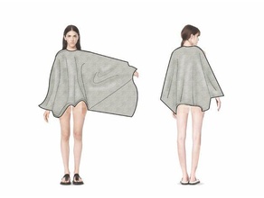shirt4-knit costume 3d print model - Mito3D