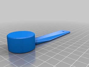 my customized dynamic powder dipper volume readout tools 3d print model - Mito3D