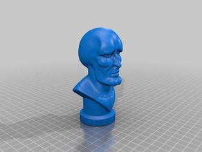 beau squidward sculptures le buste bob l'éponge 3d print model - Mito3D
