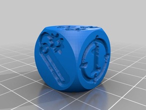 bang dice game customized 3d print model - Mito3D