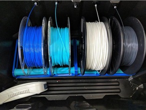 husky bin filamento drybox 3d la stampante accessori recinto titolare bobina di 3d print model - Mito3D