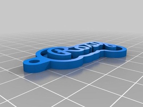 llavero rosy keychains customized 3d print model - Mito3D