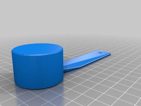 il mio personalizzato, dinamico polvere dipper valore del volume strumenti 3d print model - Mito3D