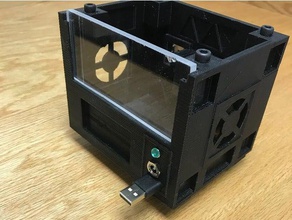 aktualisierte 40-ghz-Sender-box andere Fall eine Mikrowelle rf signal generator 3d print model - Mito3D