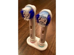 spazzolino da denti oral stand bagno 3d print model - Mito3D