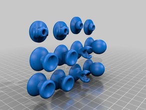 xbox thumbsticks pt 2 3 d impresión 3d print model - Mito3D