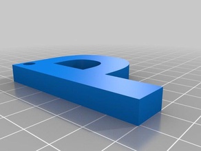 mektup Anahtarlık 3d print model - Mito3D