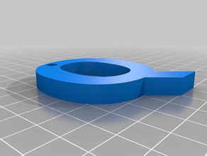 letter keychain keychains 3d print model - Mito3D