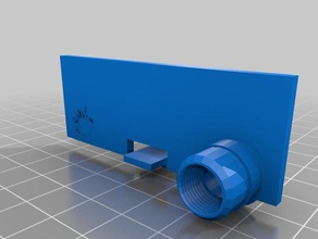davinci interior spool holder m9 threads 3d printer accessories 3d print model - Mito3D