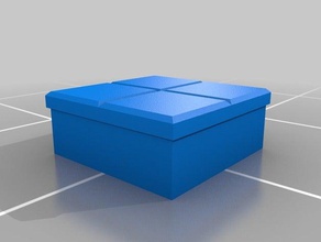 tente tile 2x2 mi personalizados openscad ladrillo generador ladrillos de la construcción juguetes 3d print model - Mito3D