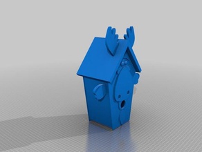 birdhouse moose outdoor & garden 3d print model - Mito3D