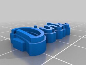 dirk Schlüsselanhänger kundengebundene 3d print model - Mito3D