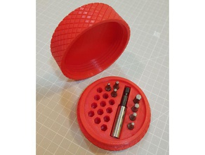 screwdriver bits case 2 organization 3d print model - Mito3D