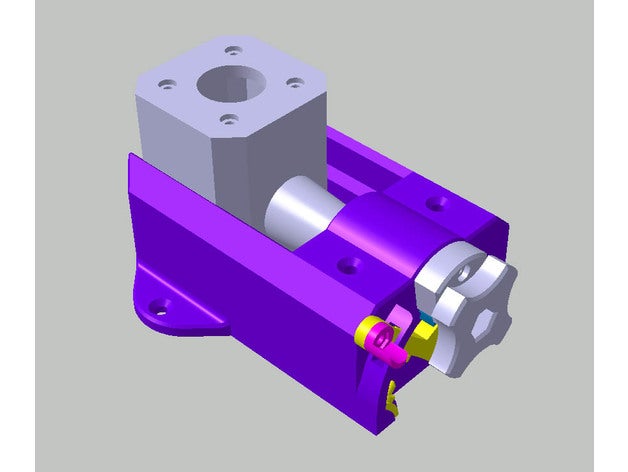 el apoyo de la nema 17 tendeur courroie robótica tensor correa moveo nema17 3D print model - Mito3D