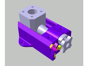 suporte nema 17 tendeur courroie robótica tensor da correia moveo nema17 3d print model - Mito3D