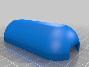 roku remota de la tapa batería más reversión reemplazo partes 3d print model - Mito3D
