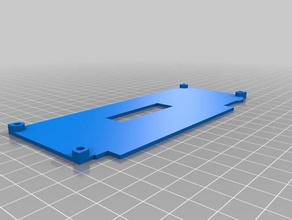 prusa i3 rework smart lcd frame mount 65 mm 3d printer parts 3d print model - Mito3D