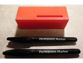 caso cinto marcadores de apagar a seco canetas diy dupla extrusão 3d print model - Mito3D