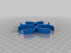 4-way portalume arredamento 3d print model - Mito3D