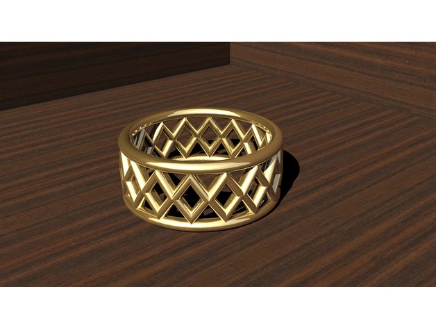 anillo de v1 la joyería accesorios moda oro anillos 3D print model - Mito3D