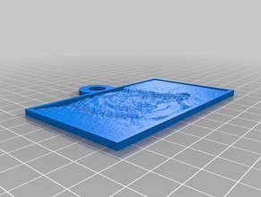 betsie de neige 2d art personnalisé 3d print model - Mito3D