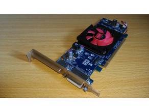 support pci amd carte gfx ordinateur radeon pci-e 3d print model - Mito3D