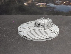 remixed 90mm base redemptor dreadnought toy game accessories 25mm 28mm 30mm 32mm 40k interstellar jarhead space