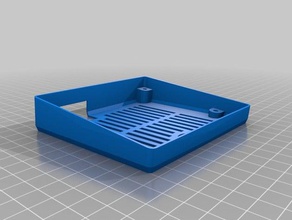 ender 3 lcd case grid 3d printer accessories 3d print model - Mito3D