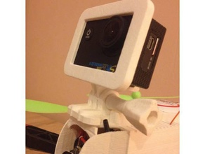 goclever extreme pro 4k-mount Kamera Kamera-Halterung 3d print model - Mito3D