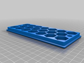 individuelle Würfel-box passt 3 standard-sets - Spielzeug Spiel Zubehör 3d print model - Mito3D