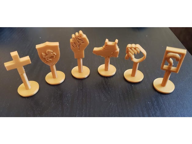 gloomhaven bard marcadores juegos 3D print model - Mito3D