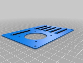 anycubic photon backplate fan duct 3d printer parts 3d print model - Mito3D