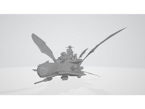 battleship alabarda veículos 3d print model - Mito3D