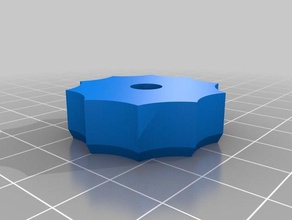 meu personalizadas com parâmetros estrelas botão de ferramenta partes 3d print model - Mito3D